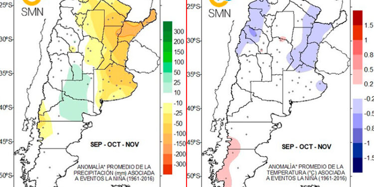 Clima: La Niña volvería a instalarse en el próximo verano
