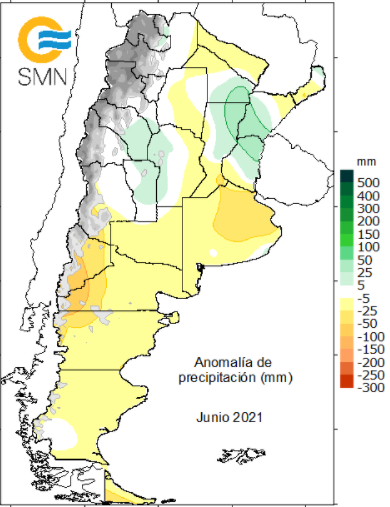 Pronóstico climático para julio, agosto y setiembre