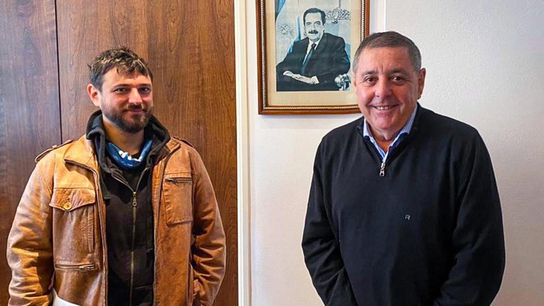 Inesperado encuentro: El senador Alfredo De Angeli y Juan Grabois reunidos por la colonización de tierras fiscales