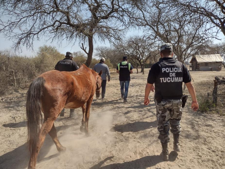 La policía salió a recorrer los campos para prevenir los delitos rurales