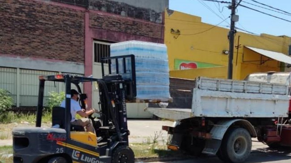 Necesidades de la ruralidad: tuvieron que asistir a familias con agua potable
