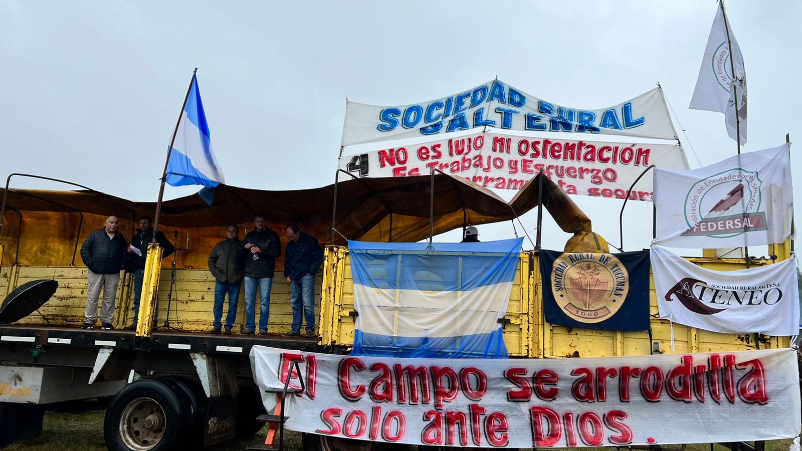 Fuertes testimonios de productores y dirigentes hartos de la situación que vive el campo