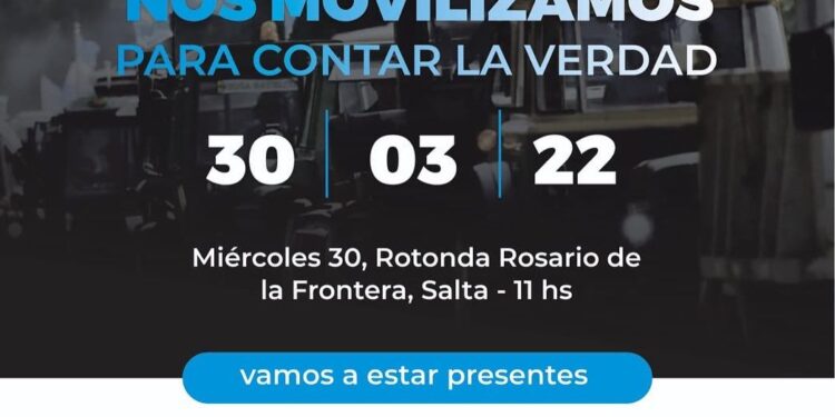 El campo se moviliza «para contar la verdad»