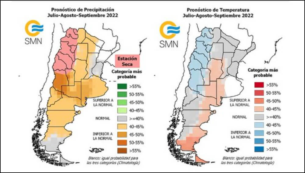 Perspectivas climáticas para el próximo trimestre