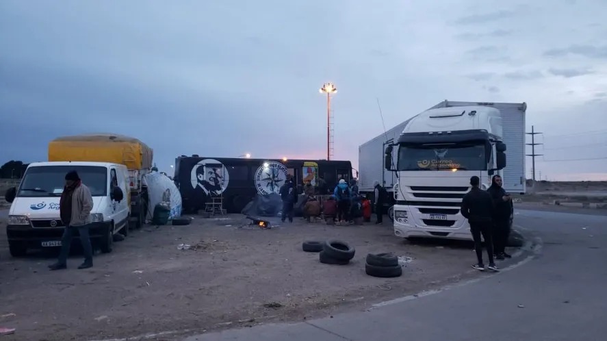 Comenzó la medida de fuerza de los transportistas