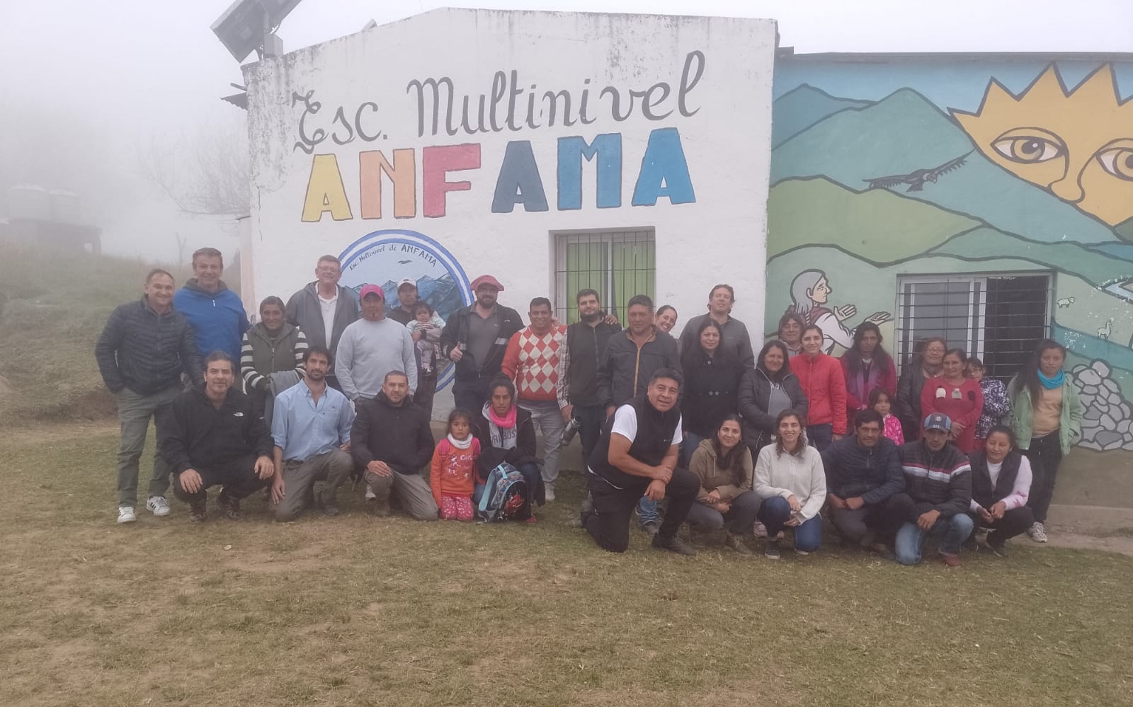 Tareas de campo por hidatidosis en predios familiares del paraje Anfama