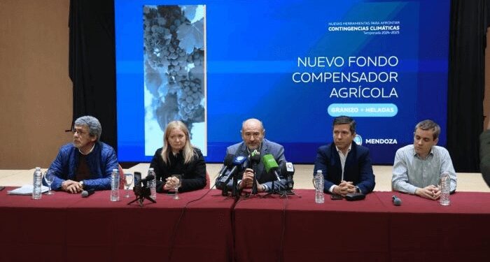 Mendoza lanzó su nuevo Fondo Compensador Agrícola: un seguro de hasta $ 1,5 millones por hectárea