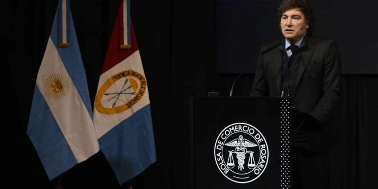 En Rosario, Milei volvió a escuchar el reclamo por las retenciones: no hubo anuncios para el agro