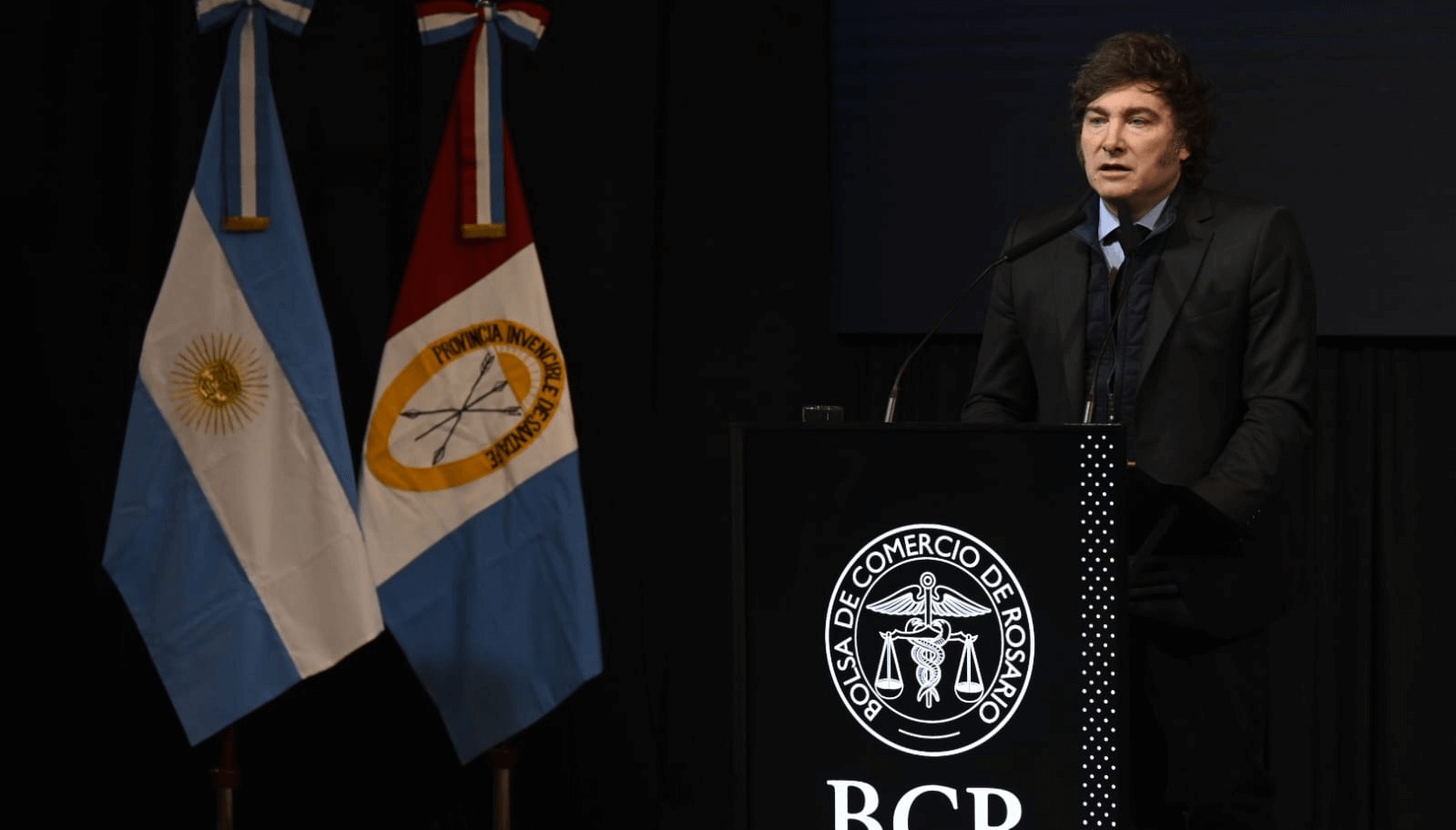 En Rosario, Milei volvió a escuchar el reclamo por las retenciones: no hubo anuncios para el agro