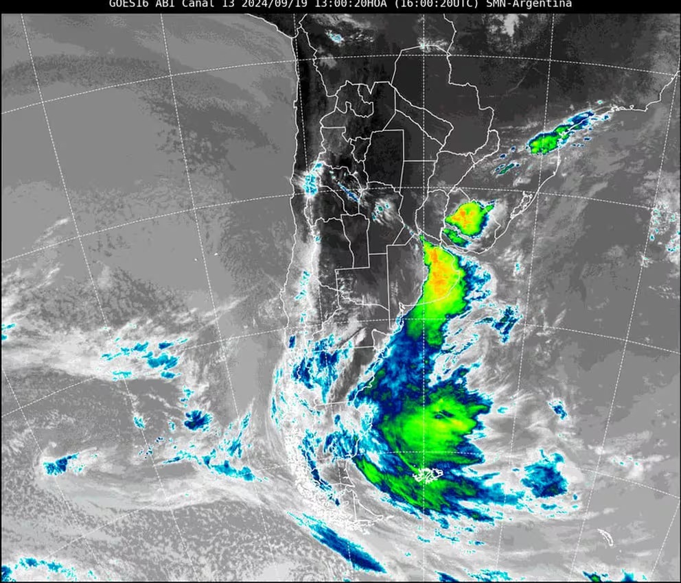 La primavera llega con lluvias en la zona núcleo