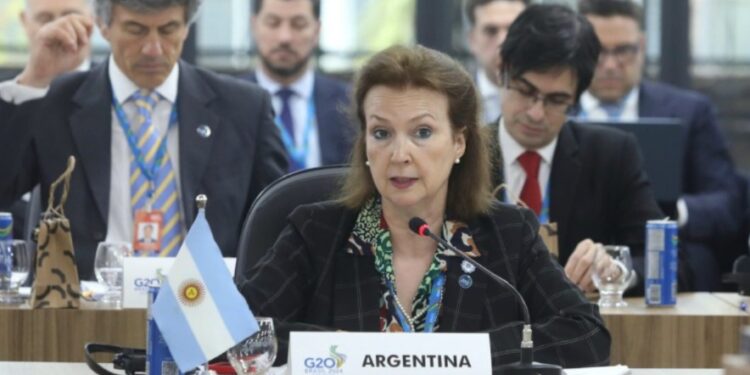 En Brasil ante el G20, la canciller argentina cuestionó proteccionismo agrícola de UE