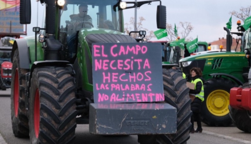 Agricultores y ganaderos españoles se manifestarán en Madrid contra el acuerdo Mercosur-UE