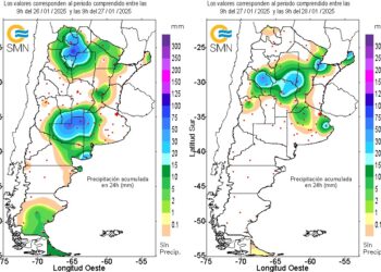 Lluvias que alivian: varias zonas agrícolas se ven favorecidas en el cierre de un enero complicado