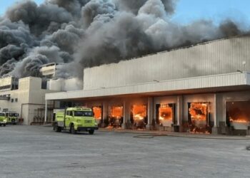Drama en La Plata: se incendió el frigorífico Gorina, uno de los más grandes del país