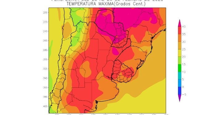 Riesgo productivo: vientos del Trópico traerán de nuevo una fuerte ola de calor