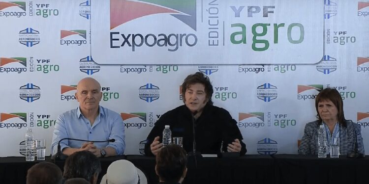 El contundente mensaje de Javier Milei en ExpoAgro: “Queremos eliminar el cepo y las retenciones para siempre”