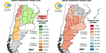 Agua en abundancia: el invierno continuará con lluvias por encima de lo normal