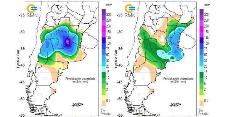 Los récords de Santa Rosa: 30 localidades en las que llovió como nunca en agosto