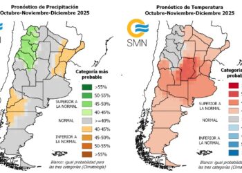 El último trimestre del año asoma con lluvias normales, pero fuertes calores