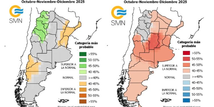 El último trimestre del año asoma con lluvias normales, pero fuertes calores