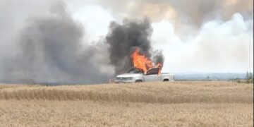 Alerta por el incendio de pick ups en rastrojo de trigo y cebada: por qué pasa y cómo evitarlo