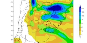 Calor, lluvias variadas y abrupto descenso térmico en los próximos días