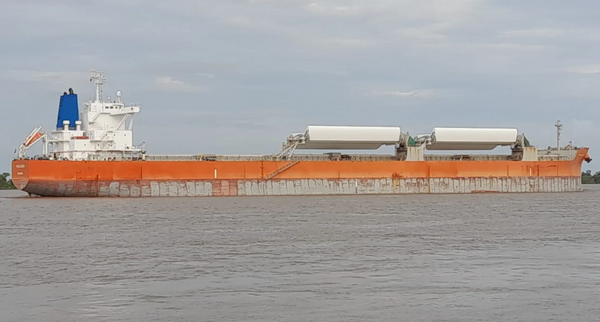 Primera vez en Argentina: el buque granelero a vela que cargó trigo con destino al sudeste asiático