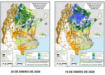 La “mancha” de la sequía crece y la luz amarilla comienza a enrojecer en la zona núcleo