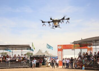 Drones en Expoagro: la tecnología que dejó de ser novedad para convertirse en herramienta clave