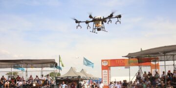 Drones en Expoagro: la tecnología que dejó de ser novedad para convertirse en herramienta clave