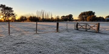 Ingreso de aire polar y riesgo de heladas en el campo