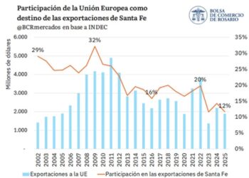 Santa Fe aporta uno de cada tres dólares que Argentina exporta a la Unión Europea