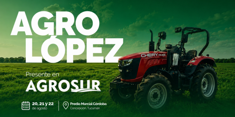 Agro López presenta en Agrosur tecnología de precisión y nuevas soluciones para potenciar la producción en el NOA