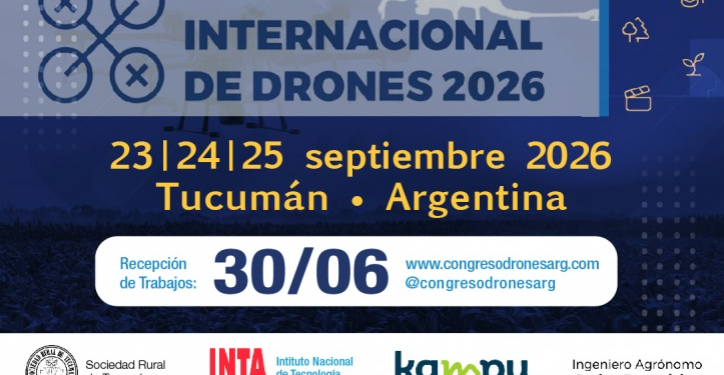 Tucumán será sede del Congreso Internacional de Drones 2026, con tecnología, innovación y aplicaciones para el campo y la minería