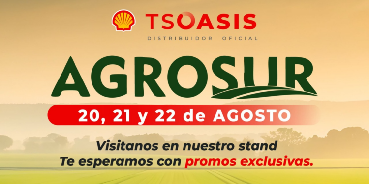 TS Oasis llega a Agrosur 2026 con soluciones para optimizar el rendimiento de la maquinaria agrícola y reducir costos en el campo